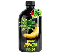 HOMEGROW24 Abono para plátanos, abono para todas las plantas de plátanos, 500 ml, complejo de sustancias vitales con microorganismos eficaces y carbón vegetal orgánico, 100% natural