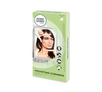 HomeHobby by 3L Esquinas de Montaje, Vista Regular HomeHobby Mounting Corners, Clear, 32mm
