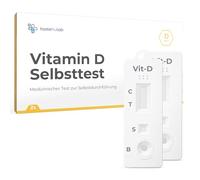 Homehulab 2 pruebas rápidas para la deficiencia de vitamina D - Control fácil y rápido desde casa en solo 10 minutos
