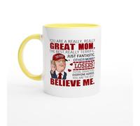 HomeJoySet Taza De Café De 325 Ml Eres Un Papá Realmente Genial, Regalo Divertido For El Día Del Padre, Cumpleaños Y Navidad.(Yellow,11oz)
