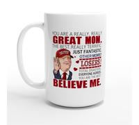 HomeJoySet Taza De Café De 325 Ml Eres Un Papá Realmente Genial, Regalo Divertido For El Día Del Padre, Cumpleaños Y Navidad.(White,15oz)