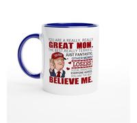 HomeJoySet Taza De Café De 325 Ml Eres Un Papá Realmente Genial, Regalo Divertido For El Día Del Padre, Cumpleaños Y Navidad.(Blue,11oz)