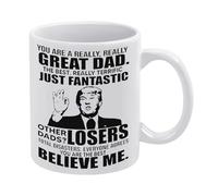 HomeJoySet Taza De Café De 325 Ml Eres Un Papá Realmente Genial, Regalo Divertido For El Día Del Padre, Cumpleaños Y Navidad.(Mug-1.8-style40,11.oz)