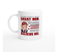 HomeJoySet Taza De Café De 325 Ml Eres Un Papá Realmente Genial, Regalo Divertido For El Día Del Padre, Cumpleaños Y Navidad.(White,11oz)