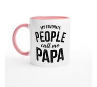 HomeJoySet Taza De Café Divertida For Papá, Abuelo, Regalo Del Día Del Padre De Mi Hijo O Esposa: Mis Seres Queridos Me Llaman Papá.(Pink,11oz)