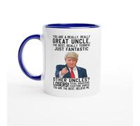 HomeJoySet Taza De Café Divertida For Tío, Con La Frase Eres Un Tío Realmente Genial, Regalo De Cerámica De Sobrino O Sobrina, Ideal For El Día Del Padre.(Blue,11oz)