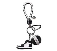 HOMEK Llaveros de Zapatos Deportivos, Llavero de Zapatillas de Baloncesto Básquetbol, Mini 3D Llavero Zapatilla de Deporte para Autos Mochilas Colgante Regalos - E