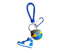 HOMEK Llaveros de Zapatos Deportivos, Llavero de Zapatillas de Baloncesto, Llavero de Zapatillas de Básquetbol, Mini 3D Llavero Zapatilla de Deporte para Autos Mochilas Colgante Regalos - C