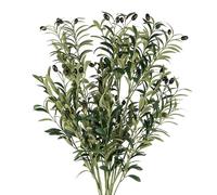 HomeKaren Rama de Olivo Artificial de 39 Pulgadas, Tallos de vegetación, Plantas Falsas de 39 Pulgadas, Paquete de 3