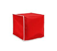 HOMELAY Funda protectora de polipiel calidad TOP Medidas: 34 x 34 x 35cm (LxAxH) compatible con freidoras de aire, robots de cocina, panificadoras, cafeteras, etc. Hecha en España. (Rojo)