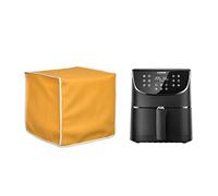 HOMELAY Funda protectora para COSORI Freidora sin Aceite 5.5 L. Fabricación artesanal en España de calidad TOP. Material Polipiel antimanchas, antibacterias. Cubierta en colores (Mostaza)