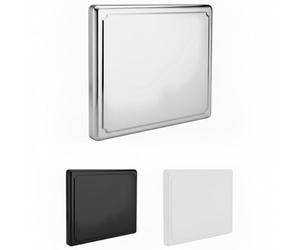 HOMELAY Tapa encimera gas. Tapa vitroceramica con ancho máximo de 58 cm. Cubre fuegos Cocina de gas de Acero inoxidable, blanco o negro.