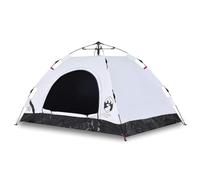 HOMELEN 4 personas Camping Tent with Quick Release System + Blackout Fabric Technology + Waterproof Polyester Material + Dome Shape Design + E-Port Access for Outdoor Adventures and Family Camping