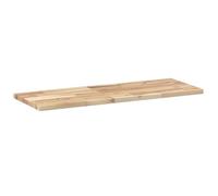 HOMELEN Estantería flotante para la pared, estantería flotante 100 x 30 x 2 cm de madera maciza de acacia sin tratar, diseño moderno - espacio de almacenamiento - construcción estable para dormitorio