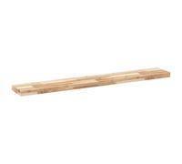 HOMELEN Estantería flotante para la pared, estantería flotante 140 x 20 x 4 cm de madera maciza de acacia sin tratar, diseño moderno - espacio de almacenamiento - Construcción estable para dormitorio