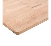 HOMELEN Estantes flotantes para la pared, estante de 60 x 20 x 1,5 cm sin tratar de madera maciza de roble, diseño moderno - espacio de almacenamiento - Construcción estable para dormitorio, cocina