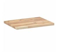 HOMELEN Estantes flotantes para la pared, estantería flotante de 40 x 30 x 2 cm, madera maciza de acacia, sin tratar, diseño moderno, espacio de almacenamiento, construcción estable para dormitorio