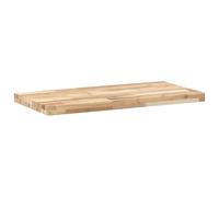 HOMELEN Estantes flotantes para la pared, estantería flotante de 60 x 40 x 4 cm, madera maciza de acacia, sin tratar, diseño moderno, espacio de almacenamiento, construcción estable para dormitorio