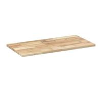 HOMELEN Estantes flotantes para la pared, estantería flotante de 80 x 40 x 2 cm, madera maciza de acacia, sin tratar, diseño moderno, espacio de almacenamiento, construcción estable para dormitorio
