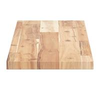 HOMELEN Estantes flotantes para la pared, estantes flotantes, 4 unidades, 80 x 20 x 2 cm, madera maciza de acacia, sin tratar, diseño moderno, espacio de almacenamiento, construcción estable para
