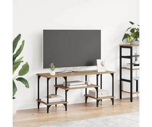 HOMELEN Mueble de TV de roble Artisan, 102 x 35 x 45,5 cm, armario para TV, estilo escandinavo, mueble de TV, mueble de salón, mueble de TV, armario para sala de estar, dormitorio