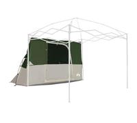 HOMELEN Outdoor Camping Tent + Family Dome Tent + Waterproof Windproof + Green Taffeta Material + Capacidad para 4 personas con puerto E & Light Hanger for Garden Terrace Summer Adventures