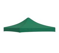 HOMELEN Pop Up Tent Replacement Roof 3 x 3 m Green 600D Oxford PVC Coated Waterproof UV Resistant Party Canopy Cover for Outdoor Events Garden Marquee Wedding Festivals