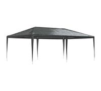 Homelen Professional Party Tent 4x6m Waterproof 90g/m² PE Steel Frame Outdoor Gazebo for Garden Parties, Family Gatherings, and Events with UV Resistant Anthracite Canopy and Easy Assembly Setup