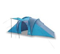 HOMELEN - Refugio para 6 personas, impermeable, para acampadas, exteriores, poliéster con revestimiento de poliuretano, con malla impermeable extraíble, puerto de Windows E para festivales en la playa