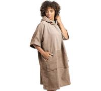 HOMELEVEL Poncho con capucha - Ponchos de algodón unisex con bolsillo para mujer y hombre adulto - Para surf playa natación - Talla S a XL