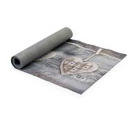 HomeLife Il Tappeto Cucina antideslizante Lavabile in PVC, 100% Made in Italy: Alfombra de pasillo de cocina lavable de vinilo para proteger los suelos del aceite y las manchas [corazones colgantes -