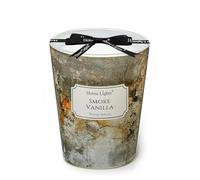 HomeLights Vela en frasco grande | Velas perfumadas de larga duración de 1 mecha, 6.7oz cera de soja natural para el hogar, regalos de estilo industrial chic, vainilla ahumada