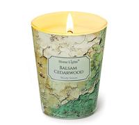 HomeLights Velas con aroma de soja de 6.7oz, estilo industrial chic frascos Velas ideales para regalar en eventos (Cedro balsámico)