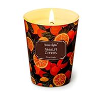 HomeLights Velas de 1 mecha perfumadas para el hogar Vela de mezcla de cera de soja de 6.7oz con fragancia duradera. Decoración ecléctica de estilos mixtos, Cítricos de Amalfi