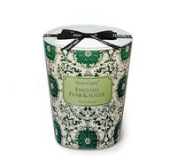 HomeLights Velas de cera de soja perfumadas para el hogar de una mecha con aroma a pera inglesa y gamuza Velas de aromaterapia, regalo para fiestas relajantes naturales bohemias 6.7oz