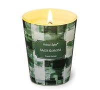 HomeLights Velas perfumadas para mujer y hombre, frascos de 6.7oz, aromaterapia, vela de una sola mecha, ideal para decoración y regalos de estilo minimalista escandinavo, salvia y musgo