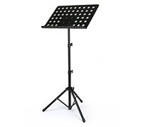 homelikesport - Atril para partituras (chapa totalmente ajustable, soporte plegable de metal)