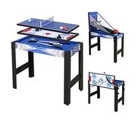 Homelikesport Mesa Multijuegos 5 En 1: Futbolín, Billar, Pingpong, Baloncesto y Hockey - Deportes e Interés
