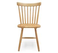 Homely - Silla de Comedor Vicky | Silla para Comedor, Cocina, salón | Silla de Madera y MDF | Diseño clásico, Vintage, nórdico | de 50x52,5x86 cm | Color Natural