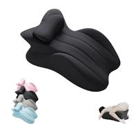 Homelyze Sweet Spot Pillow，Ergonomic Pillow for Posture Support, 27° Adjustable Angle, Comfortable Foam Cushion for Neck and Back Relief, Ideal for Sleep, Reading, and Relaxation (Black)