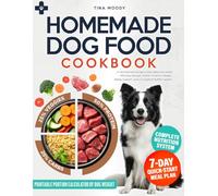 HOMEMADE DOG FOOD COOKBOOK: A Vet-Informed Guide to Safe, Balanced Meals With Easy Recipes, Portion Charts by Weight, Allergy Support, and a Complete Nutrition System