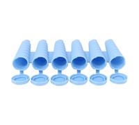 Homemade Pop Molds, Silicone Ice Lolly Tray, Non-Stick 6-Cavity Design, Easy Release and Reusable, for Making Juice Fruit Jelly Yogurt Pudding Jam Use, 5.91x2.83 Inches