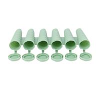 Homemade Pop Molds, Silicone Ice Lolly Tray, Non-Stick 6-Cavity Design, Easy Release and Reusable, for Making Juice Fruit Jelly Yogurt Pudding Jam Use, 5.91x2.83 Inches