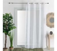 HomeMaison.com Cortina Aislante - Cortina Térmica - Cortina Ocultante - Cortina Blanca Rota - Cortina 140X260