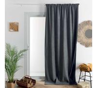 HomeMaison.com Cortina Aislante - Cortina Térmica - Cortina Ocultante - Cortina Gris Antracita - Cortina 140X260