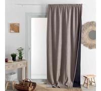 HomeMaison.com Cortina Aislante - Cortina Térmica - Cortina Ocultante - Cortina Lino - Cortina 140X260
