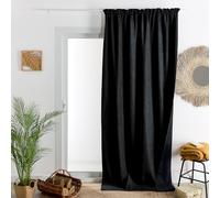 HomeMaison.com Cortina Aislante - Cortina Térmica - Cortina Ocultante - Cortina Negra - Cortina 140X260
