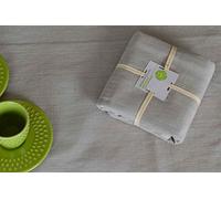 HomeMaison Juego de 4 servilletas de Mesa, algodón, Lino, 40 x 40 cm