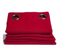 Moondream Cortina Anti-Ruido, Aislación 3 en 1 Acústica/Térmica/Opaca, Tecnología Patentada, Oeko-Tex®, Rojo MC310, 140 x 260 (An. x Al.) cm, Ollaos (1 Cortina)