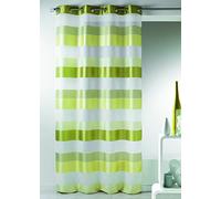 HomeMaison Visillo de fantasía Tejido a Rayas horizontales, Poliéster, bambú, 140 x 240 cm